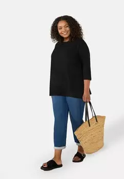 Рубашка с длинным рукавом Live Unlimited London, черный