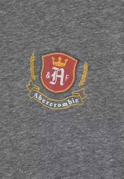 Рубашка с длинным рукавом LOGO Abercrombie & Fitch, цвет grey