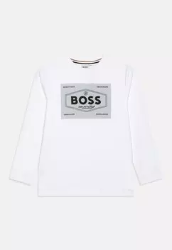 Рубашка с длинным рукавом LONG SLEEVE BOSS Kidswear, белый