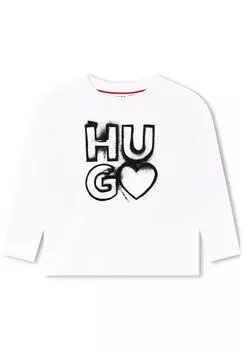 Рубашка с длинным рукавом LONG SLEEVE HUGO Kids, цвет white