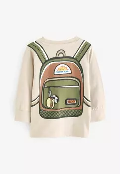 Рубашка с длинным рукавом LONG SLEEVE REGULAR FIT Next, бежевый
