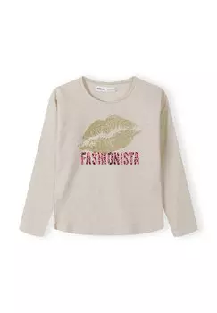 Рубашка с длинным рукавом LONG SLEEVED MINOTI, цвет beige