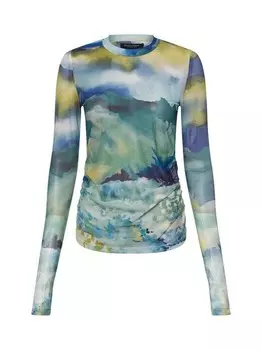 Рубашка с длинным рукавом Marie Lund, синий