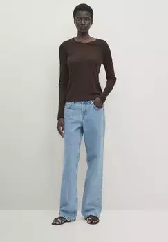 Рубашка с длинным рукавом Massimo Dutti, цвет brown