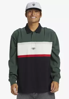 Рубашка с длинным рукавом MERCURY RUGBY Quiksilver, темно-зеленый