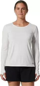 Рубашка с длинным рукавом Mighty Stripe Mountain Hardwear, цвет Fogbank