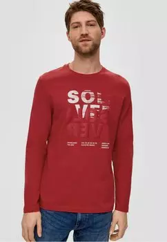 Рубашка с длинным рукавом MIT LABEL s.Oliver, цвет chilirot