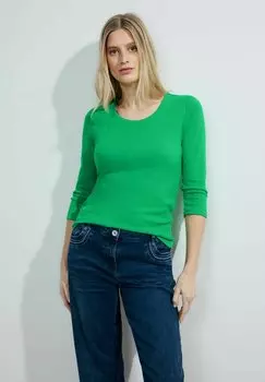 Рубашка с длинным рукавом MIT RUNDHALS Cecil, цвет grn