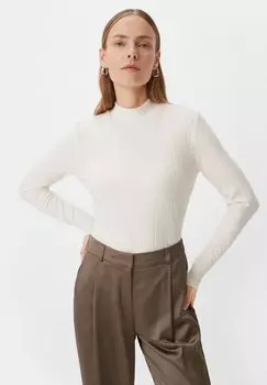 Рубашка с длинным рукавом MIT STRUKTUR comma, цвет wei