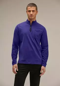 Рубашка с длинным рукавом MIT ZIPPER Street One MEN, цвет blau