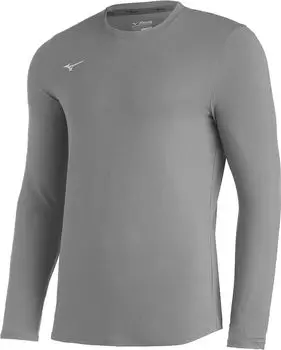 Рубашка с длинным рукавом Mizuno для мальчиков Competition Diamond, серый