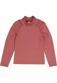 Рубашка с длинным рукавом Msli by GREEN COTTON, крапчатый светло-розовый