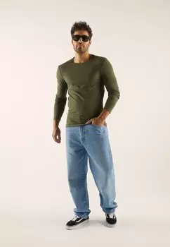 Рубашка с длинным рукавом MUSCLE FIT 3 PACK Pier One, цвет white/dark blue/dark green