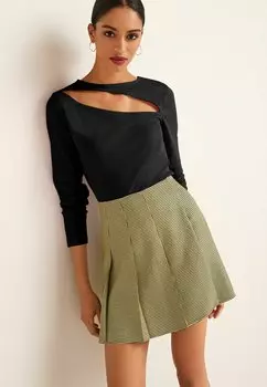 Рубашка с длинным рукавом Next, черный