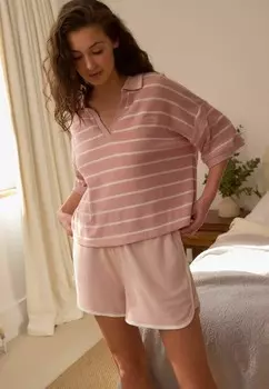 Рубашка с длинным рукавом Next, розовый