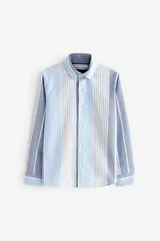 Рубашка с длинным рукавом Next, синий