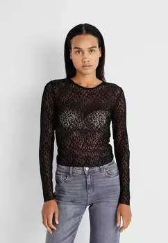 Рубашка с длинным рукавом NMCAT LEO Noisy May, черный