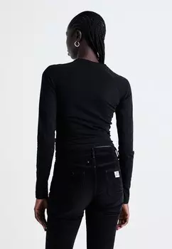 Рубашка с длинным рукавом NMKATINKA RAGLAN Noisy May, черный