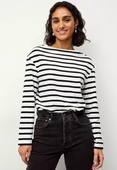 Рубашка с длинным рукавом OBERTEIL Ellos Collection, цвет wei-schwarz gestreift