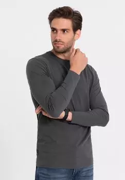 Рубашка с длинным рукавом Ombre, темно-серая
