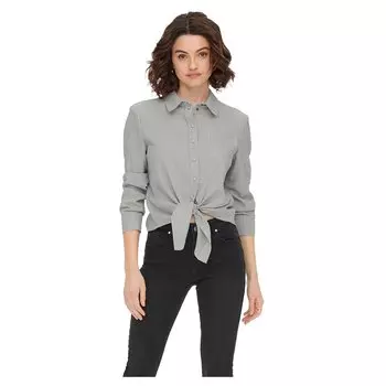Рубашка с длинным рукавом Only Lecey Knot, серый