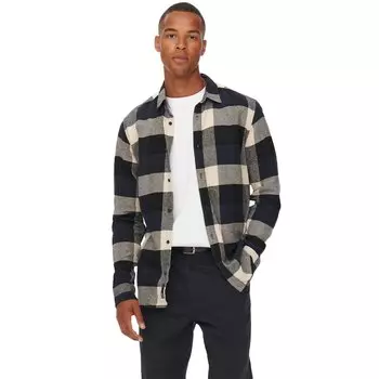 Рубашка с длинным рукавом Only & Sons Onsgudmund, бежевый