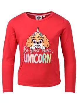 Рубашка с длинным рукавом Paw Patrol Skye, красный