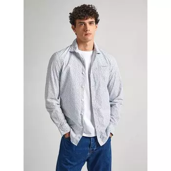 Рубашка с длинным рукавом Pepe Jeans Alvar, серый