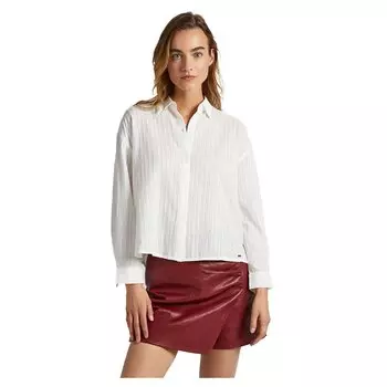 Рубашка с длинным рукавом Pepe Jeans Genciana, белый