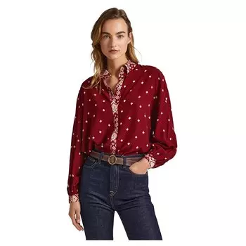 Рубашка с длинным рукавом Pepe Jeans Geraldine, красный