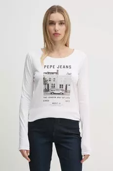 Рубашка с длинным рукавом Pepe Jeans GWEN, белый