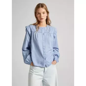 Рубашка с длинным рукавом Pepe Jeans Jaxie, синий