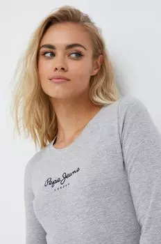Рубашка с длинным рукавом Pepe Jeans, серый