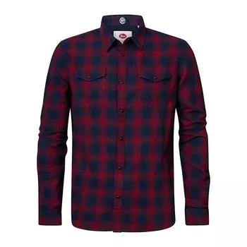 Рубашка с длинным рукавом Petrol Industries M-1020-SIL416 Check, красный