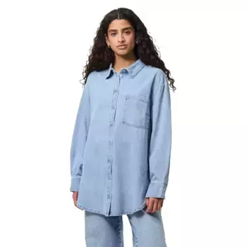 Рубашка с длинным рукавом Pieces Maisie, синий