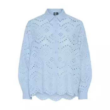 Рубашка с длинным рукавом Pieces Vilde, синий