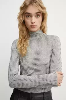 Рубашка с длинным рукавом Pinko, серый