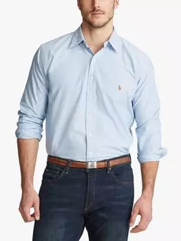 Рубашка с длинным рукавом Polo Ralph Lauren Big & Tall, синяя