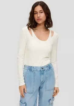 Рубашка с длинным рукавом QS, цвет creme