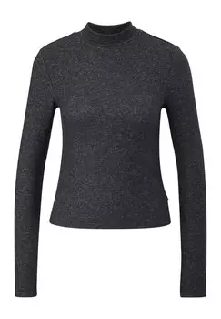 Рубашка с длинным рукавом QS, цвет schwarz