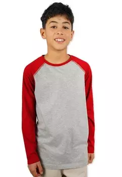 Рубашка с длинным рукавом RAGLAN Band Of Rascals, цвет red