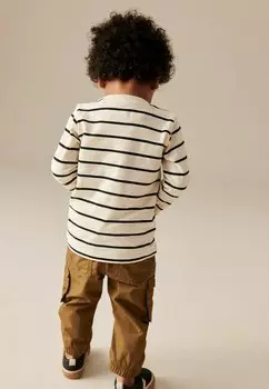 Рубашка с длинным рукавом REGULAR FIT Next, бежевый