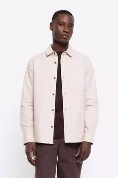 Рубашка с длинным рукавом River Island, розовый