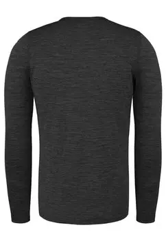 Рубашка с длинным рукавом Rws Merino Wolle Outdoor Pullover normani Outdoor Sports, антрацитовый пестрый