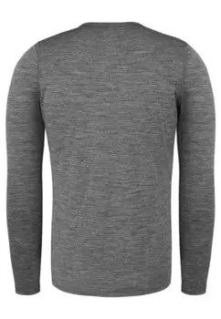 Рубашка с длинным рукавом RWS MERINO WOLLE OUTDOOR PULLOVER normani Outdoor Sports, пестрый серый