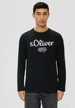 Рубашка с длинным рукавом s.Oliver, цвет schwarz