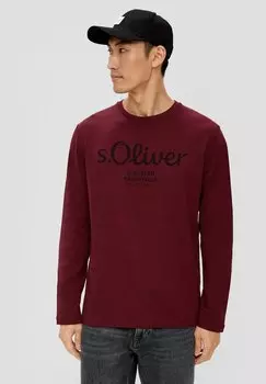 Рубашка с длинным рукавом s.Oliver, цвет bordeaux