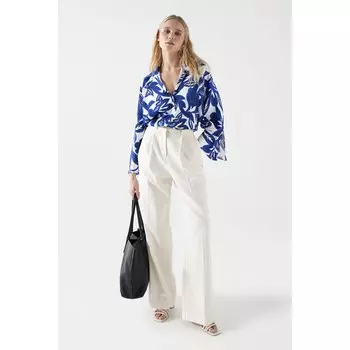 Рубашка с длинным рукавом Salsa Jeans Print, синий