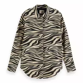 Рубашка с длинным рукавом Scotch & Soda 176324, коричневый