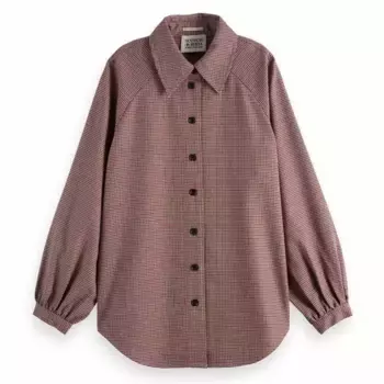 Рубашка с длинным рукавом Scotch & Soda Heritage, коричневый